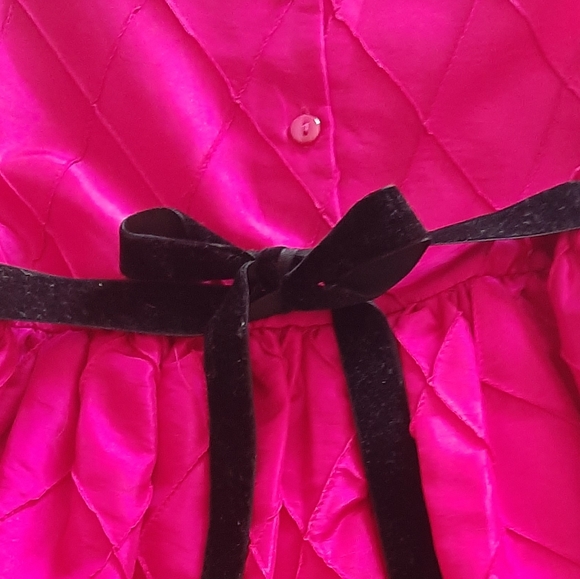 Super beautiful taffeta fushia girly dress - Picture 4 of 9